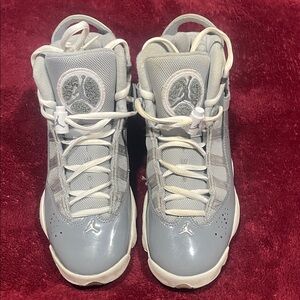 Kids Gray Jordan Shoes